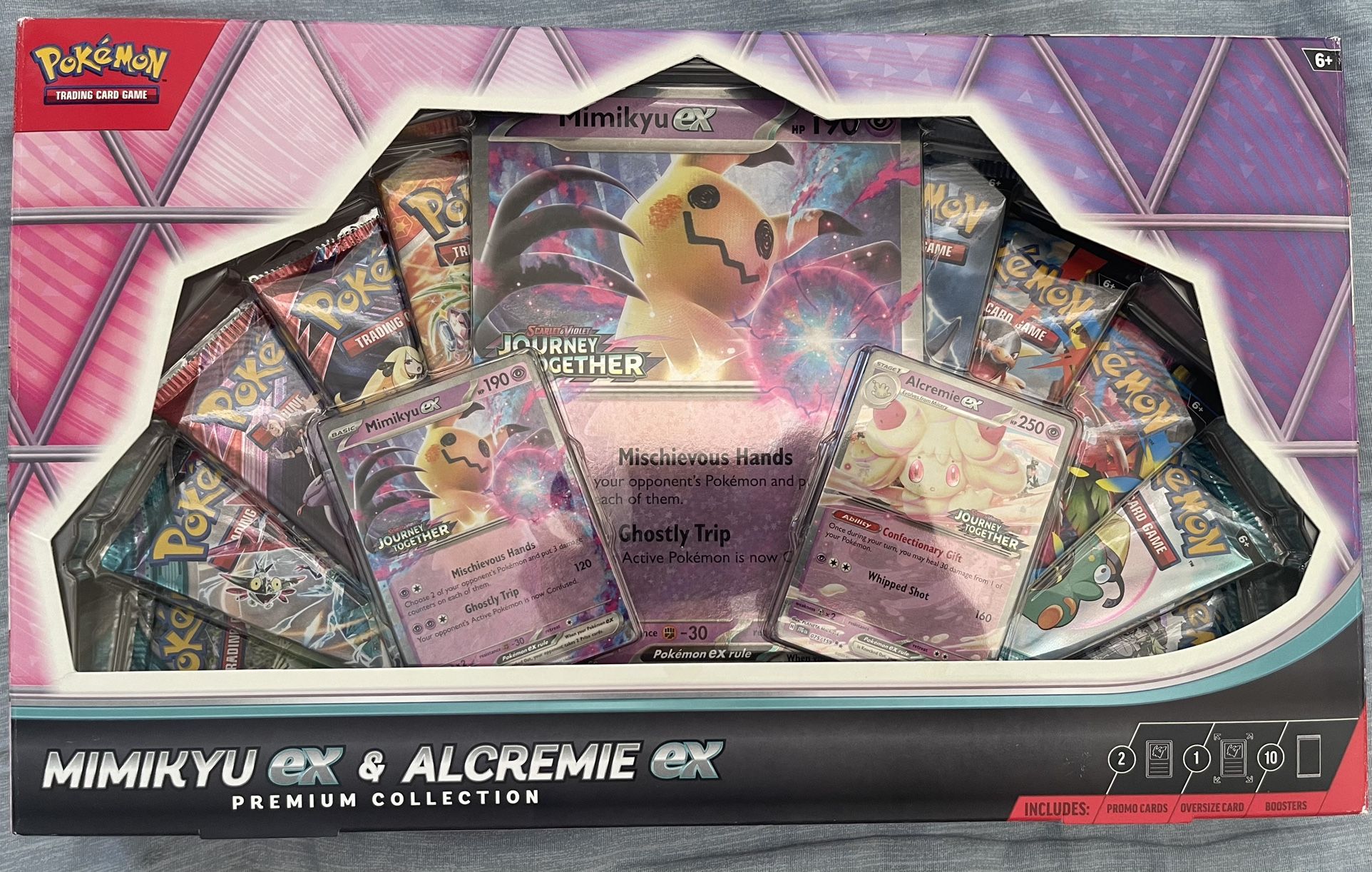 Mimikyu Ex & Alcremie Ex PrCo Box