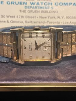 Vintage Gruen watch and box