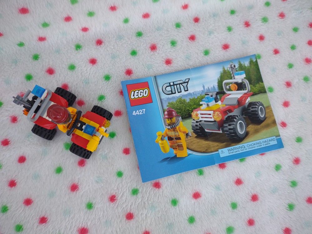 LEGO City (4427) Fire ATV 100% complete with instructions