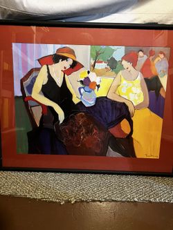Itzchak Tarkay. 39 1/2 X 31 1/2