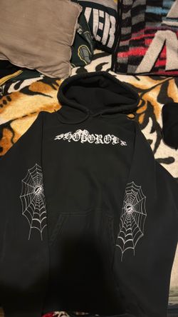 black hoodie