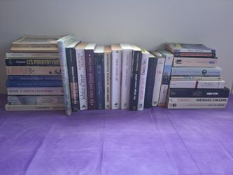 31 Assorted French Novels Books
