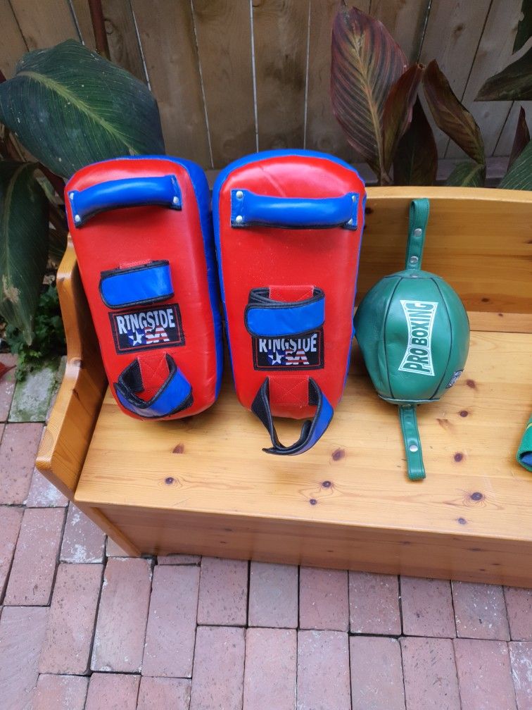 RINGSIDE PROBOXING PADS AND BAG