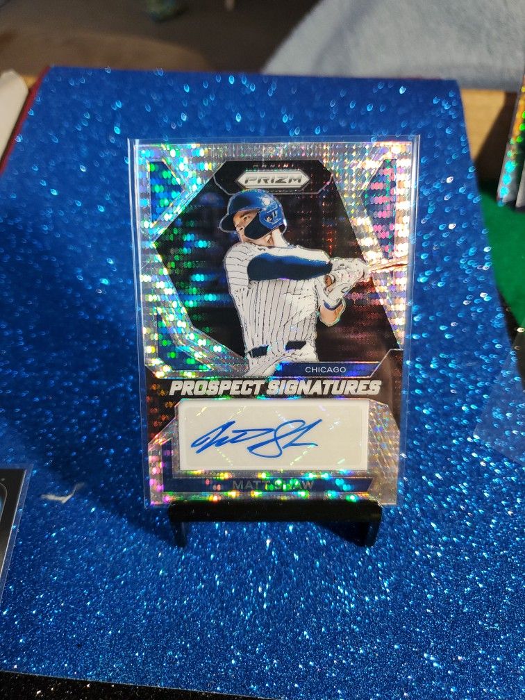 2024 Panini Prizm Prospect Signatures #PS-MS Matt Shaw Auto Chicago Cubs /199