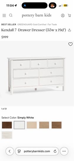 Pottery Barn Dresser Kendall