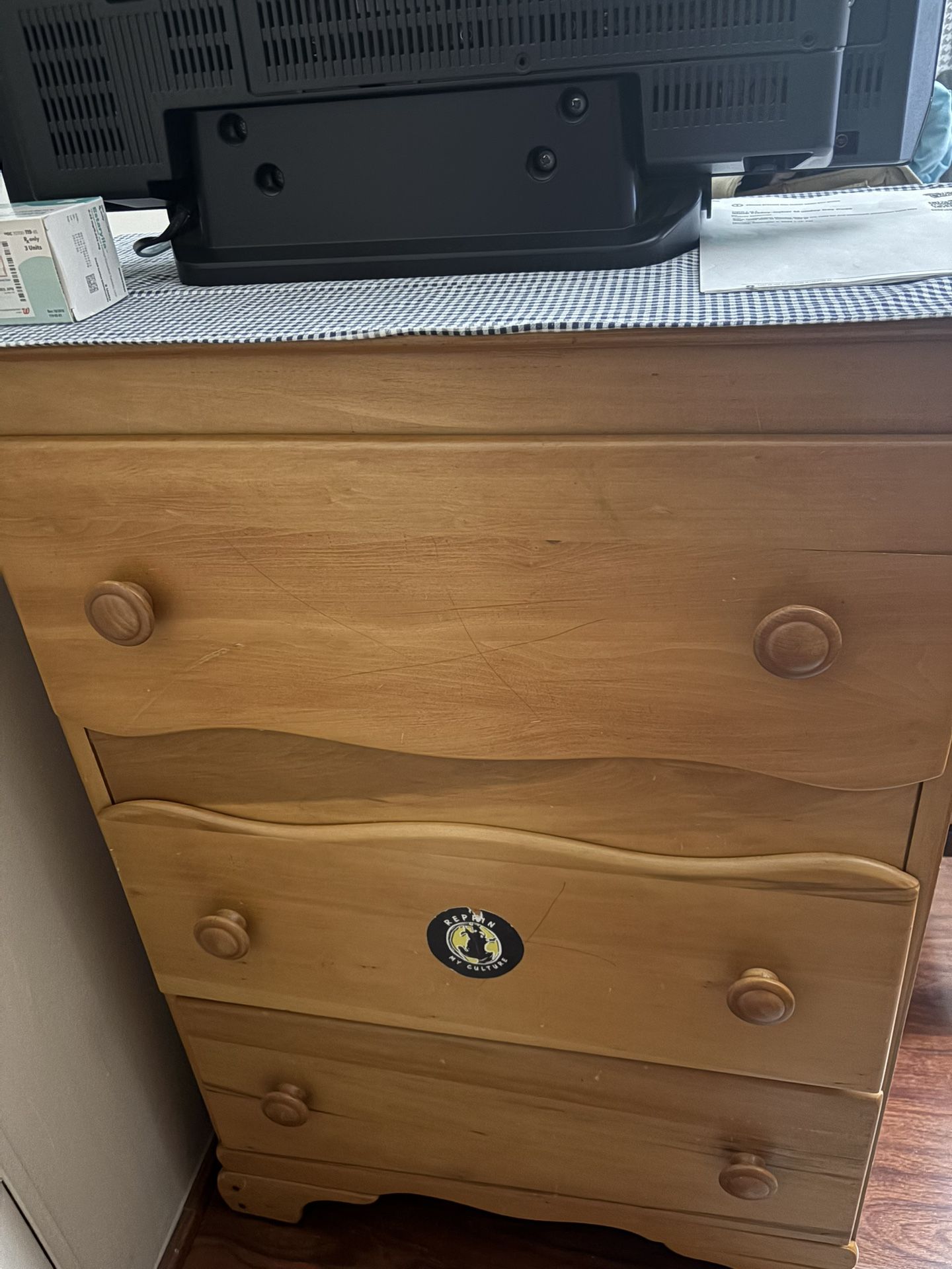 Three Drawer Dresser
