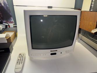 Panasonic CRT TV with Remote and Antenna