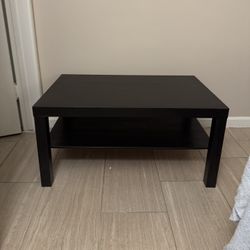black coffee table 
