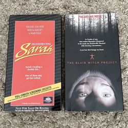 Lot Of 2 VHS - Deconstructing Sarah/The Blair Witch Project Horror (1994, 1999)