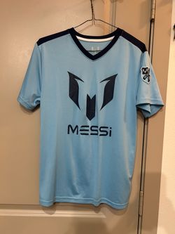 Messi Jersey YXL ( 16-18 ) Fits Women Size S