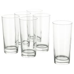 IKEA Clear Glasses – 14 oz (Set of 4)