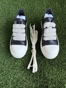 Ricks Owen Jumbolace leather low- top