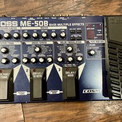 Boss ME-50B-Bass Multiple Effects- Blue