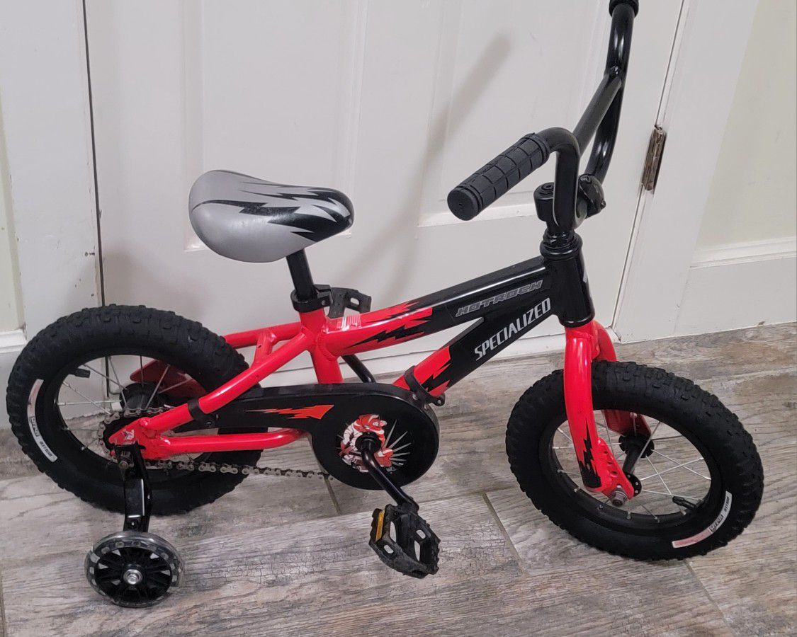 12" Specialized Hotrock Kids Bicycle With Training Wheels 