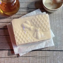 Handcrafted  Milk and Honey soap bar