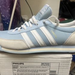 Size 10  Power Blue Adidas