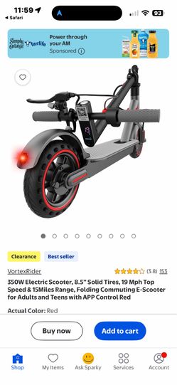 Adult electric scooter