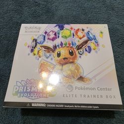 Prismatic Evolutions Pokecenter ETB 