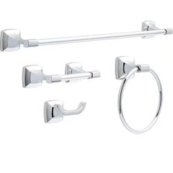 Portwood 4-Piece Bath Hardware Set