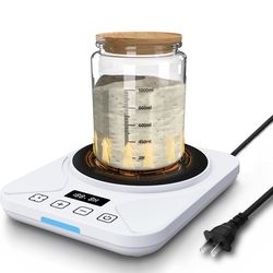 Sourdough Starter Warmer Mat - 24H Timer - Precise 1°F Thermostat Control Smart Memory