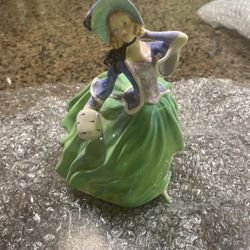 Royal Doulton Autumn Breezes Green Dress