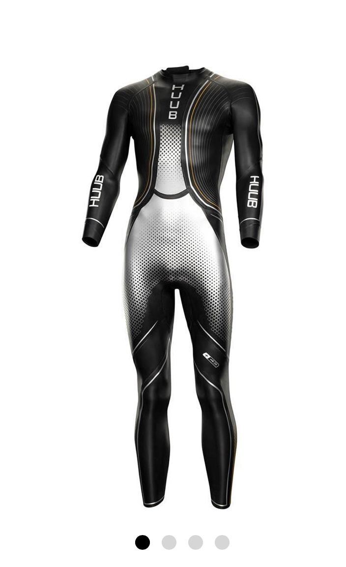HUUB Men's Agilis Jonny Silver & Bronze Limited Edition race Wetsuit - size medium - elite wetsuit