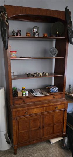 2 hutch cabinets