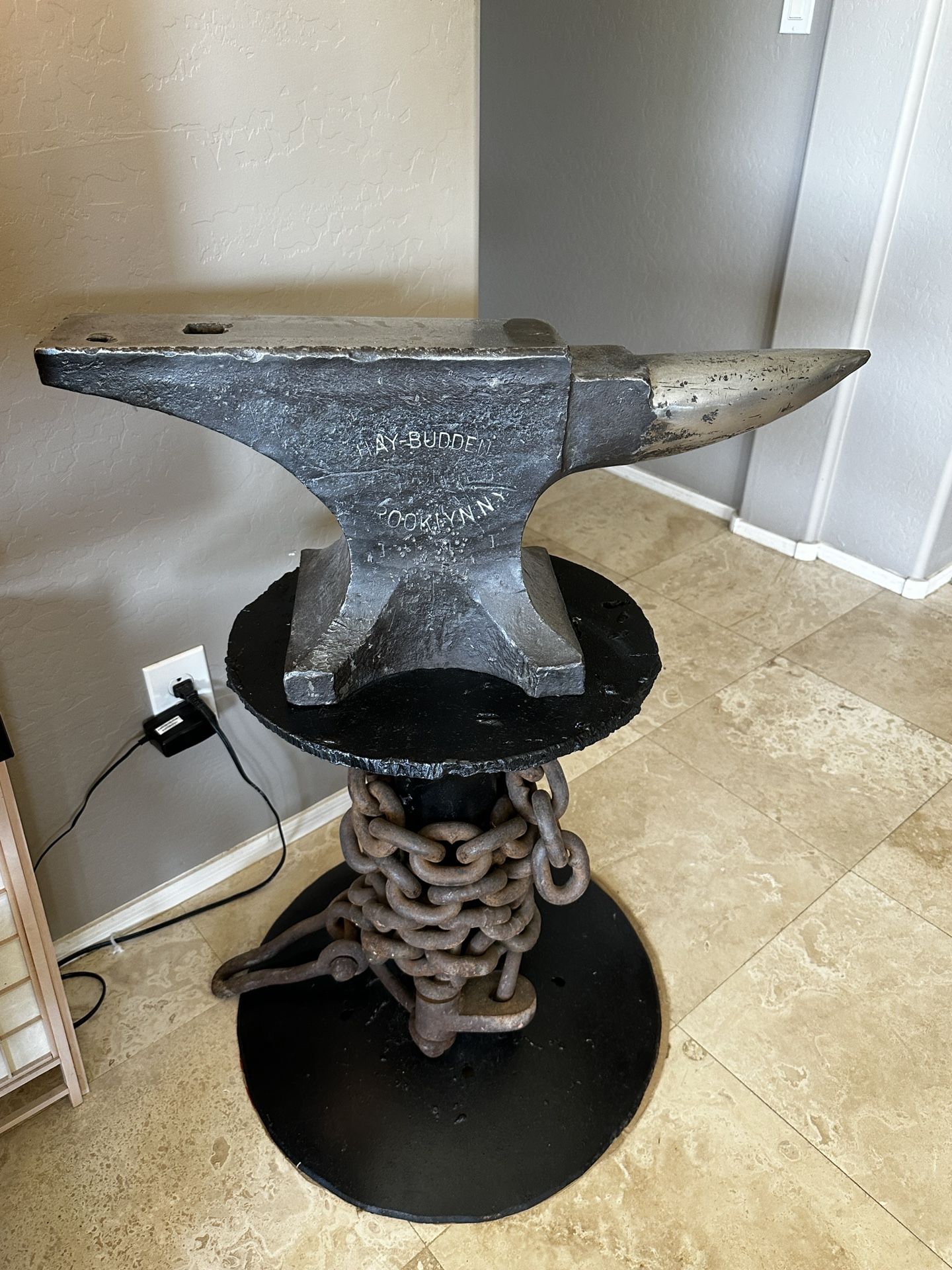 Rare - Hay Budden 200 Pound Anvil For Sale