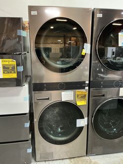 LG WKE100HVA Washer-Dryer Combos (Open-Box / Scratch & Dent)