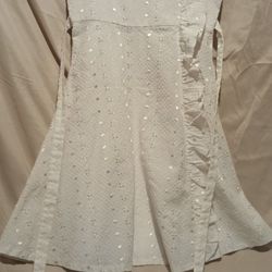 Girl's Sundress - White 