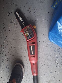 Homelite 8" Electric Pole Saw – Corded Pole Chainsaw