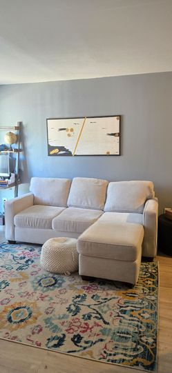 Light Gray Fabric Sofa from Homesenseq