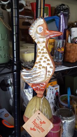 New bird pottery wind chime