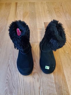 Snow Boots Black size 11 toddler Girl new  Kids