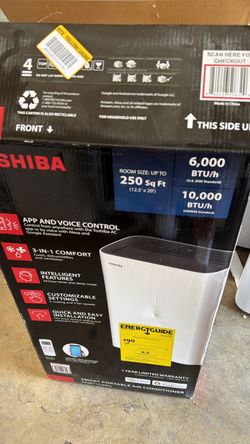 Toshiba 6k Btu portable ac