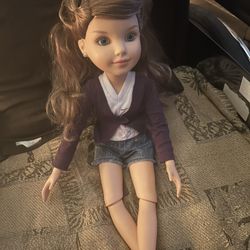 Pretty Doll With Moveable Legs And Chest