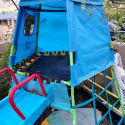 Fitness Reality Kids Outdoor Climbing Playset Slide