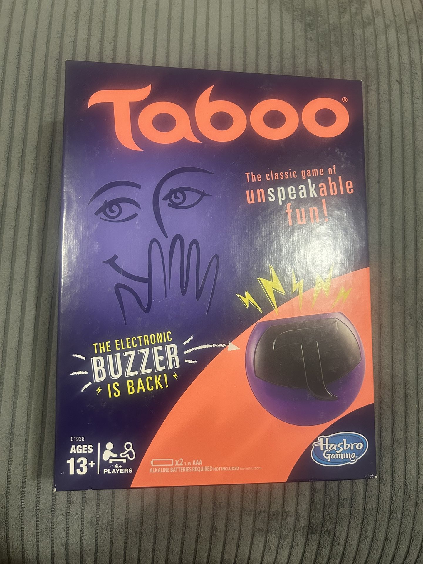 2016 Hasbro Taboo Board Game 100% COMPLETE