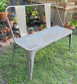 Steel Garden Bench for Two