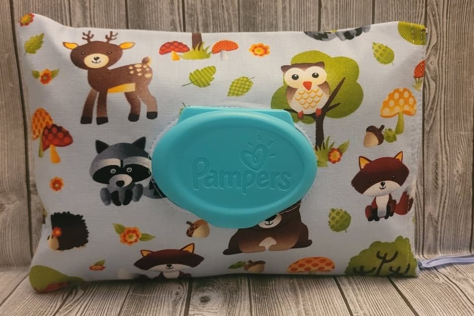 Forest Friends Pampers Wipes Cover