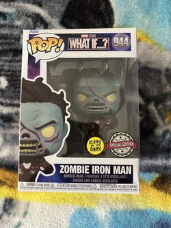 Funko What If Zombie Iron Man Special Edition Glow In The Dark 