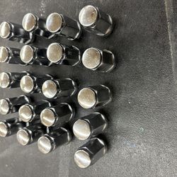 20pcs 1/2''-20 HD Heavy Duty Chrome Lug Nuts