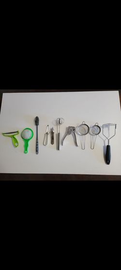 kitchen utensils etc