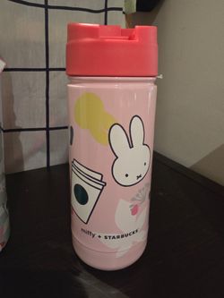 Miffy x Starbucks pink tumbler