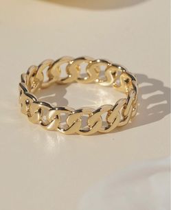 Havana Chain Ring Size 8