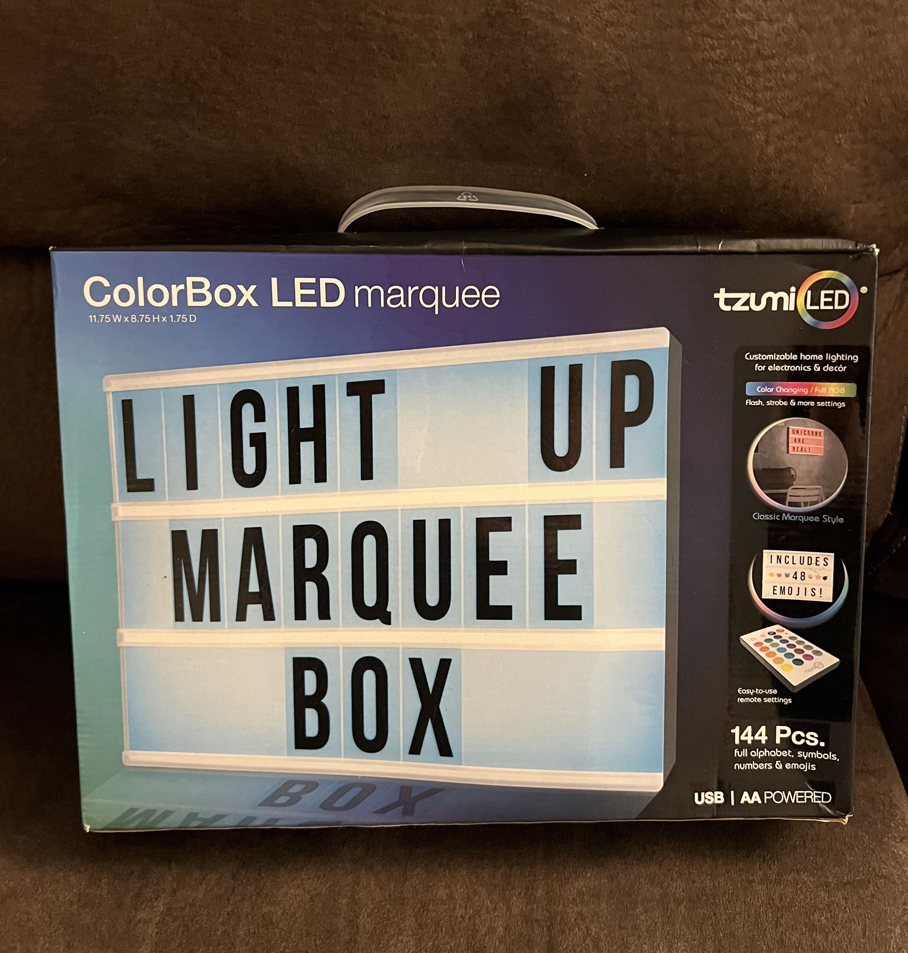 Color box LED Marquee