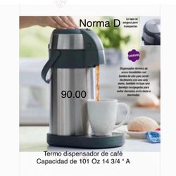 Termo Dispensador De Café Nuevo En Su Caja 🌺 Princess House 🌺