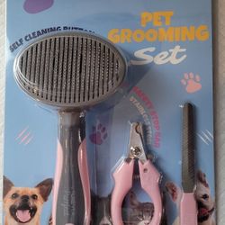 Pet GROOMING set (PINK )