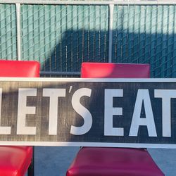 Let’s Eat  Sign 