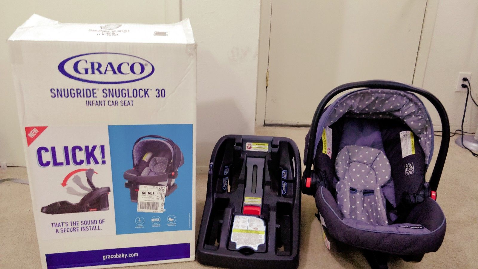 Graco Snugride Snuglock 30 (Infant car seat) in excellent condition
